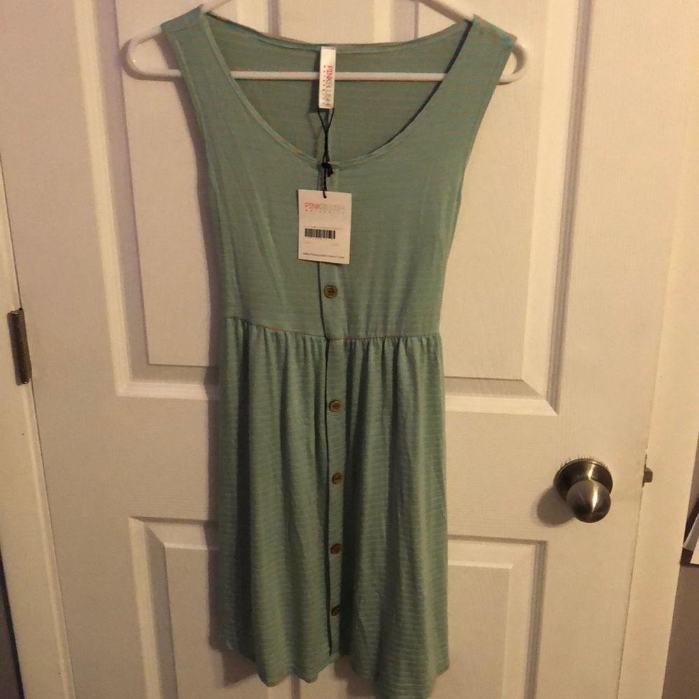 Pink Blush Teal and Coral Maternity Tunic